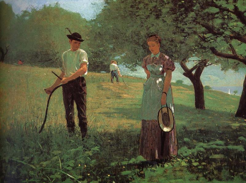 Winslow Homer Waiting for reply oil painting image